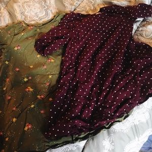 Two Toddler Old Navy Fall Dresses - 3T